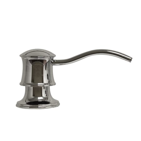 Whitehaus Solid Brass Soap/Lotion Dispenser, Polished Chrome WHSD45N-C